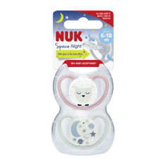 Nuk Nuk Cumi Space Night 6-18 m. 2db BOX, lány