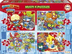 EDUCA Superthings 4 az 1-ben puzzle (50,80,100,150 darab)