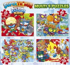 EDUCA Superthings 4 az 1-ben puzzle (50,80,100,150 darab)