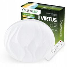 LUMILED Mennyezeti lámpa LED plafon VIRTUS 24W CCT 38,5cm + távirányító