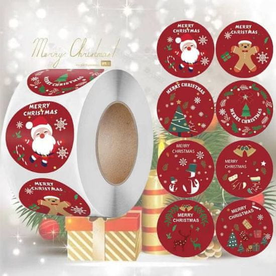 HOME & MARKER® Karácsonyi matrica tekercs (500 db matrica) | XMASROLL