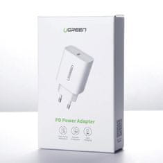 Ugreen CD137 USB-C hálózati töltő PD QC 3A 20W, fehér