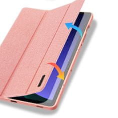 TKG Tablettok Samsung Galaxy Tab S9 FE 10,9 coll (SM-X510, SM-X516) - DUX DUCIS DOMO pink smart case ceruza tartóval