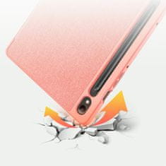 TKG Tablettok Samsung Galaxy Tab S9 FE 10,9 coll (SM-X510, SM-X516) - DUX DUCIS DOMO pink smart case ceruza tartóval