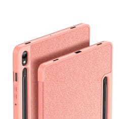 TKG Tablettok Samsung Galaxy Tab S9 FE 10,9 coll (SM-X510, SM-X516) - DUX DUCIS DOMO pink smart case ceruza tartóval