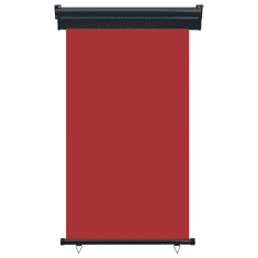 Vidaxl piros oldalsó terasznapellenző 100 x 250 cm (48415)