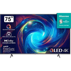 Hisense 75E7KQPRO 75" 4K UHD Smart Gamer QLED TV (75E7KQPRO)