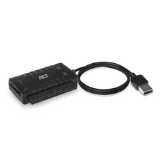 ACT AC1520 csatlakozó átlakító 2.5" - 3.5" USB A Fekete (AC1520)