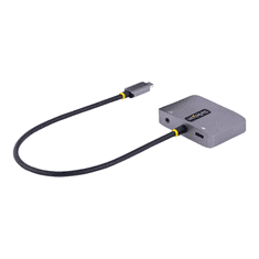 Startech StarTech.com 122-USBC-HDMI-4K-VGA video digitalizáló adapter 3840 x 2160 pixelek Szürke (122-USBC-HDMI-4K-VGA)