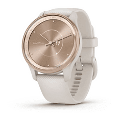 Garmin vívomove Trend okosóra Peach Gold-Ivory tokozással, szilikon szíjjal (010-02665-01) (010-02665-01)