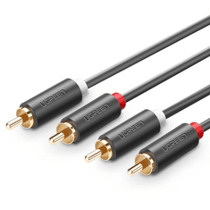 Ugreen 10520 audio kábel 5 M 2 x RCA Fekete (UG10520)