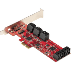 Startech StarTech.com 10P6G-PCIE-SATA-CARD csatlakozókártya/illesztő Belső (10P6G-PCIE-SATA-CARD)