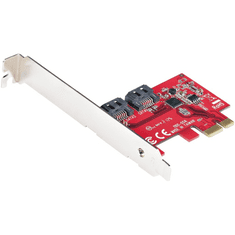 Startech StarTech.com 2P6G-PCIE-SATA-CARD csatlakozókártya/illesztő Belső (2P6G-PCIE-SATA-CARD)