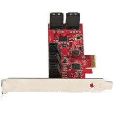 Startech StarTech.com 10P6G-PCIE-SATA-CARD csatlakozókártya/illesztő Belső (10P6G-PCIE-SATA-CARD)