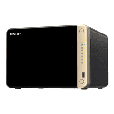 QNAP TS-664-4G tárolószerver NAS Tower Ethernet/LAN csatlakozás Fekete