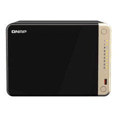 QNAP TS-664-4G tárolószerver NAS Tower Ethernet/LAN csatlakozás Fekete