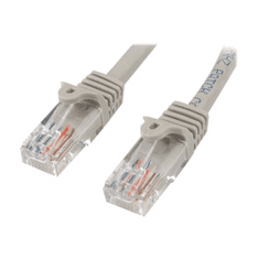 Startech StarTech.com 45PAT5MGR hálózati kábel Szürke 5 M Cat5e U/UTP (UTP) (45PAT5MGR)