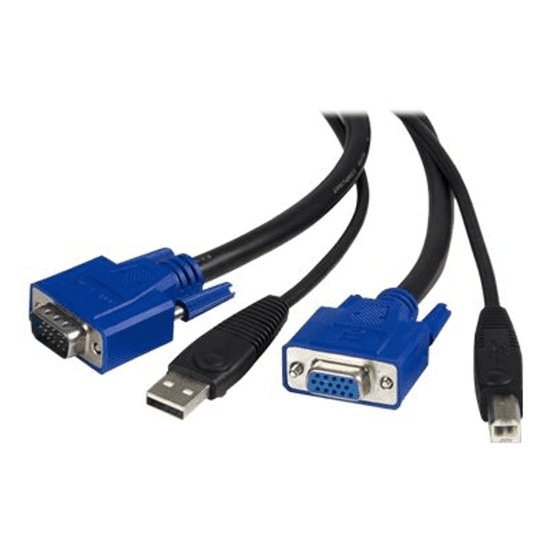 Startech StarTech.com SVUSB2N1_6 KVM kábel Fekete 1,8 M (SVUSB2N1_6)