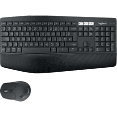 Logitech MK850 Performance billentyűzet Egér mellékelve RF vezeték nélküli + Bluetooth QWERTZ Német Fekete (920-008221)