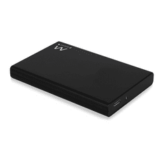 Ewent EW7072 tárolóegység burkolat HDD/SSD ház Fekete 2.5" (EW7072)