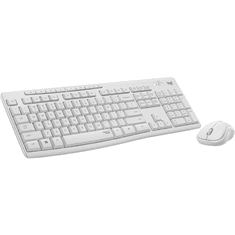 Logitech MK295 Silent Wireless Combo billentyűzet Egér mellékelve USB QWERTZ Német Fehér (920-009819)