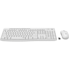 Logitech MK295 Silent Wireless Combo billentyűzet Egér mellékelve USB QWERTZ Német Fehér (920-009819)