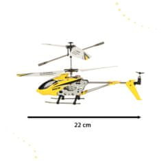 WOWO SYMA S107H sárga RC helikopter 2,4 GHz RTF