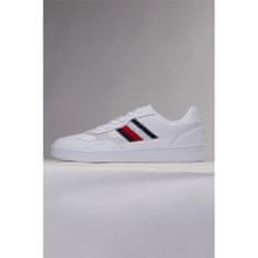 Tommy Hilfiger Cipők fehér 44 EU Court Cupsole Retro Lth Stripes