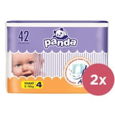 Bella 2x PANDA eldobható pelenkák 4 Maxi (8-18 kg) 42 db