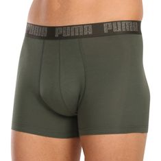 Puma 2PACK zöld férfi boxeralsó (521015001 038) - méret M