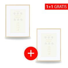 Innova Akció 1+1: Fém fotókeret KNIGHTSBRIDGE PLATED arany 15x20 + második ugyanaz a keret ingyen