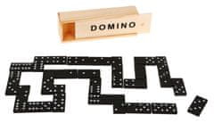 RAMIZ Klaszikus fekete dominó fa dobozban