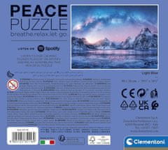 Clementoni Puzzle 500 darab Peace - Világoskék