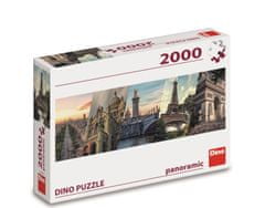 DINO Puzzle Paris Collage Panoráma 2000 darab
