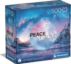 Clementoni Puzzle 500 darab Peace - Világoskék