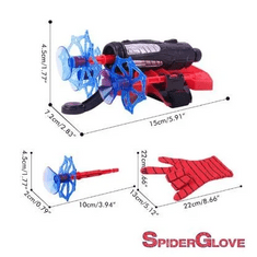 Sweetbuy Pókember kesztyű Pókhálós lövöldözős játék〡SPIDERGLOVE