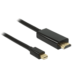 DELOCK 83698 mini Displayport -> HDMI kábel 1m fekete (delock83698)