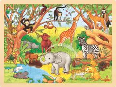 Goki Fa puzzle Afrika 48 darab