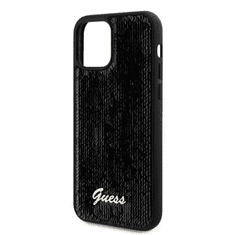 Guess Apple iPhone 12/12 Pro tok fekete GUHCP12MPSFDGSK (129044) (GUHCP12MPSFDGSK)