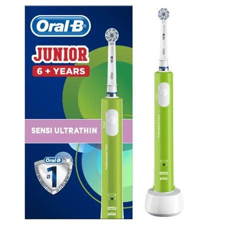 Oral-B Junior 6+ Gyerek Forgó-oszcilláló fogkefe Zöld