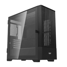 darkFlash DK415 számítógépház + 2db ventilátor fekete (DK415 Black + 2 fans) (DK415 Black + 2 fans)