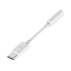 Xiaomi Adapter, USB Type-C - 3.5 mm jack átalakító, ZMI, gyári, fehér (RS89960)