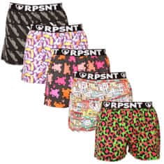 Represent 5PACK exclusive Mike férfi klasszikus boxeralsó (R3M-BOX-070408091216) - méret L