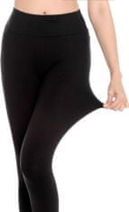 VIVVA® Divatos fekete magas derekú push up alakformáló női leggings minden alkalomra | FLEECELEGY