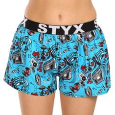 Styx 5PACK női klasszikus boxeralsó art sport gumiból multicolor (5T1367834) - méret XL