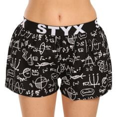 Styx 5PACK női klasszikus boxeralsó art sport gumiból multicolor (5T1182492) - méret S