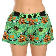 Styx 3PACK női klasszikus boxeralsó art sport gumiból multicolor (3T15782) - méret L