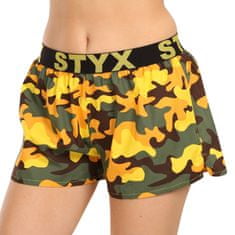 Styx 3PACK női klasszikus boxeralsó art sport gumiból multicolor (3T15901) - méret M