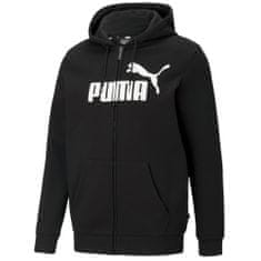 Puma Pulcsik fekete 176 - 181 cm/M Essentials Big Logo Fullzip Hoodie