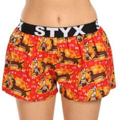 Styx 3PACK női klasszikus boxeralsó art sport gumiból multicolor (3T15245) - méret M